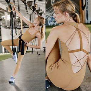 Free People Movement Whispering Forest "Nirvana Now" Onesie